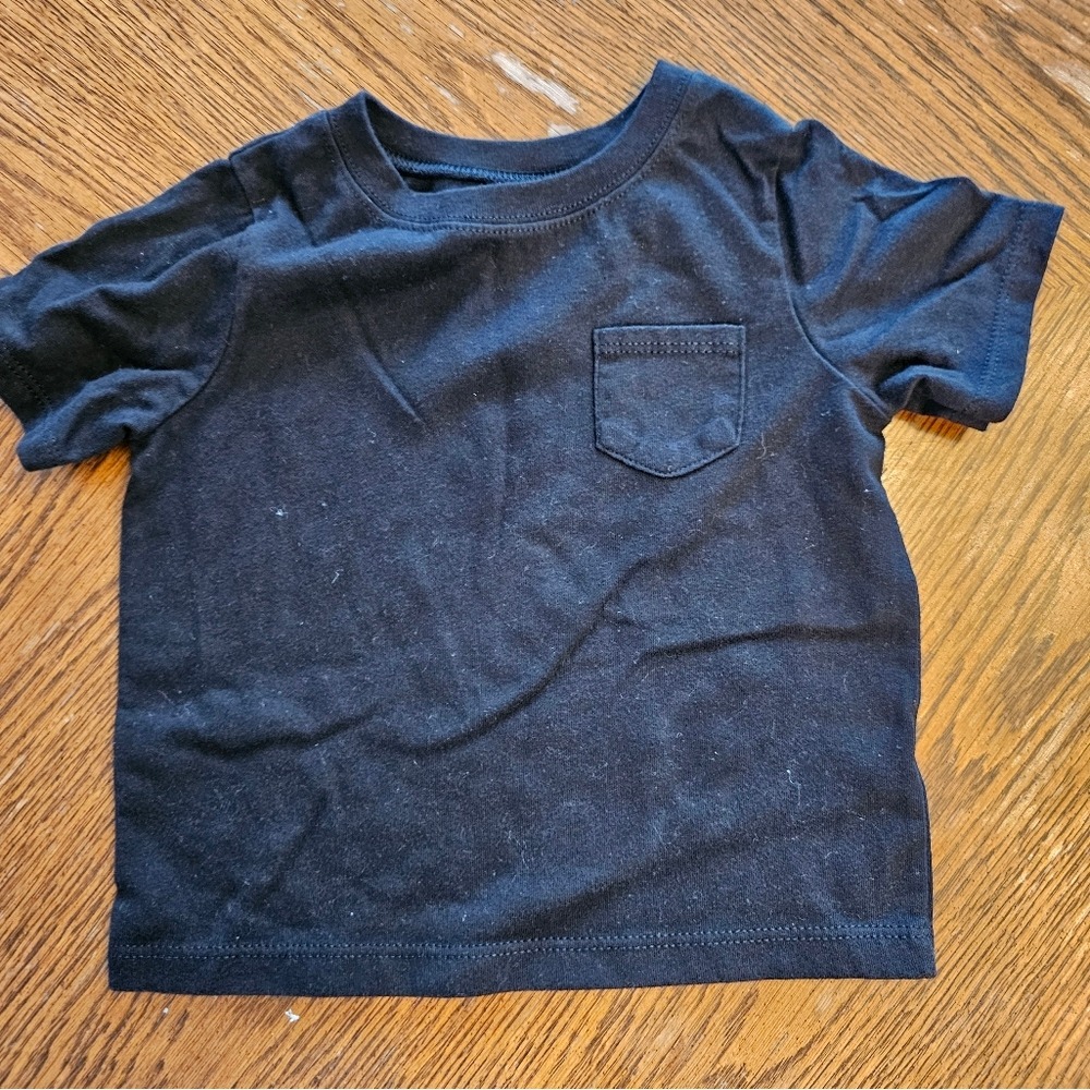 24M Black Short Sleeve Tee Soft Cotton‎ Normcore Basics Neutral Closet Staple